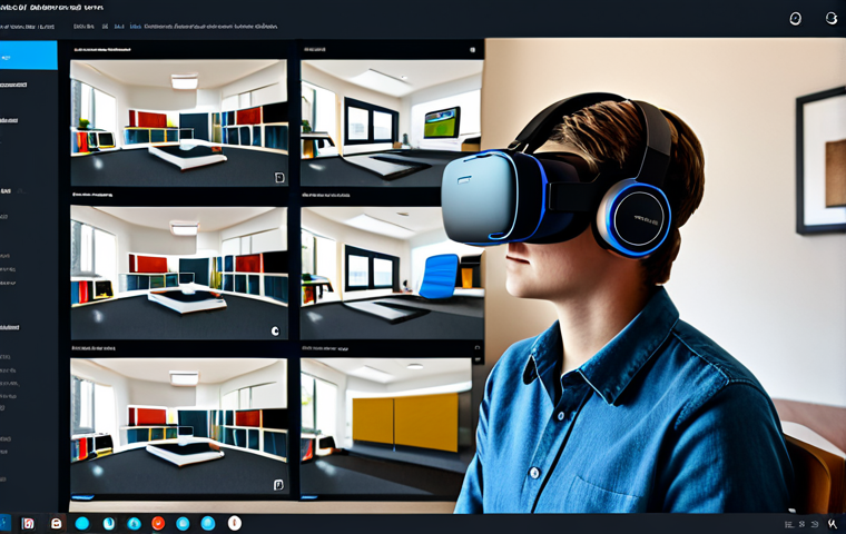 VR 교육 콘텐츠에서의 효과적인 상호작용 설계 - Ancient Egypt VR Storytelling**

"A young woman wearing a VR headset, seemingly immersed in an ancie...